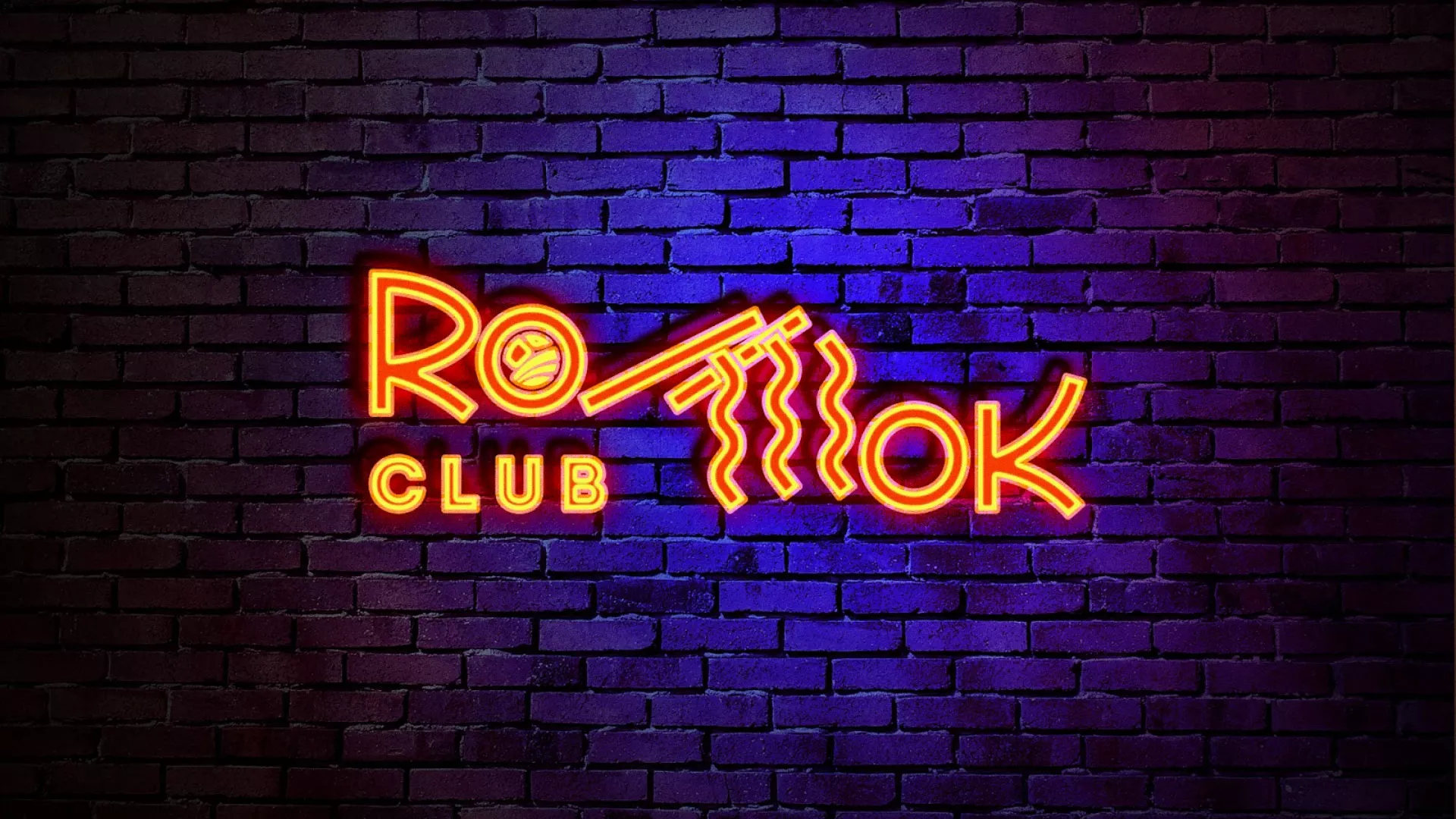 Разработка интерьерной вывески суши-бара «Roll Wok Club» в Сызрани